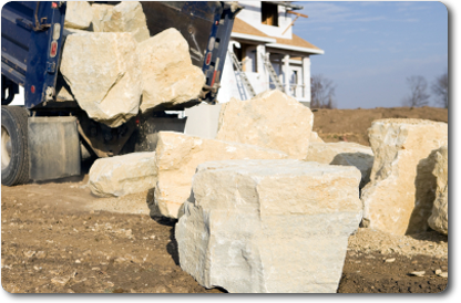 large stone for landscaping